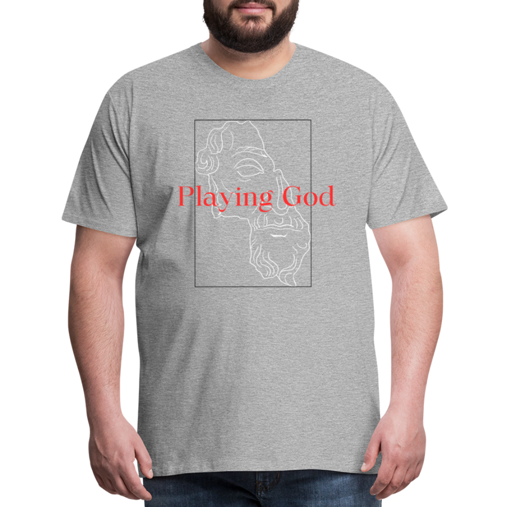 Playing God T-Shirt - heather gray