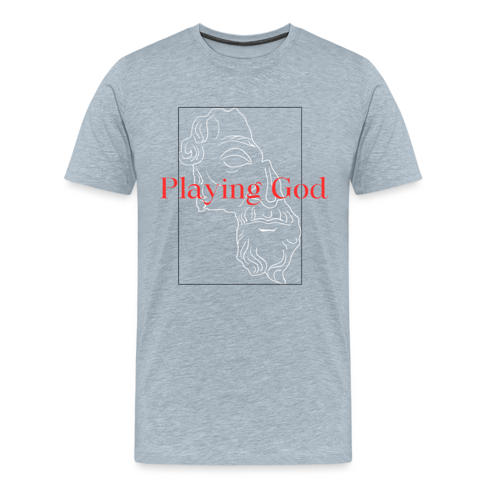 Playing God T-Shirt - heather ice blue
