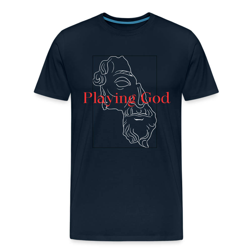 Playing God T-Shirt - deep navy