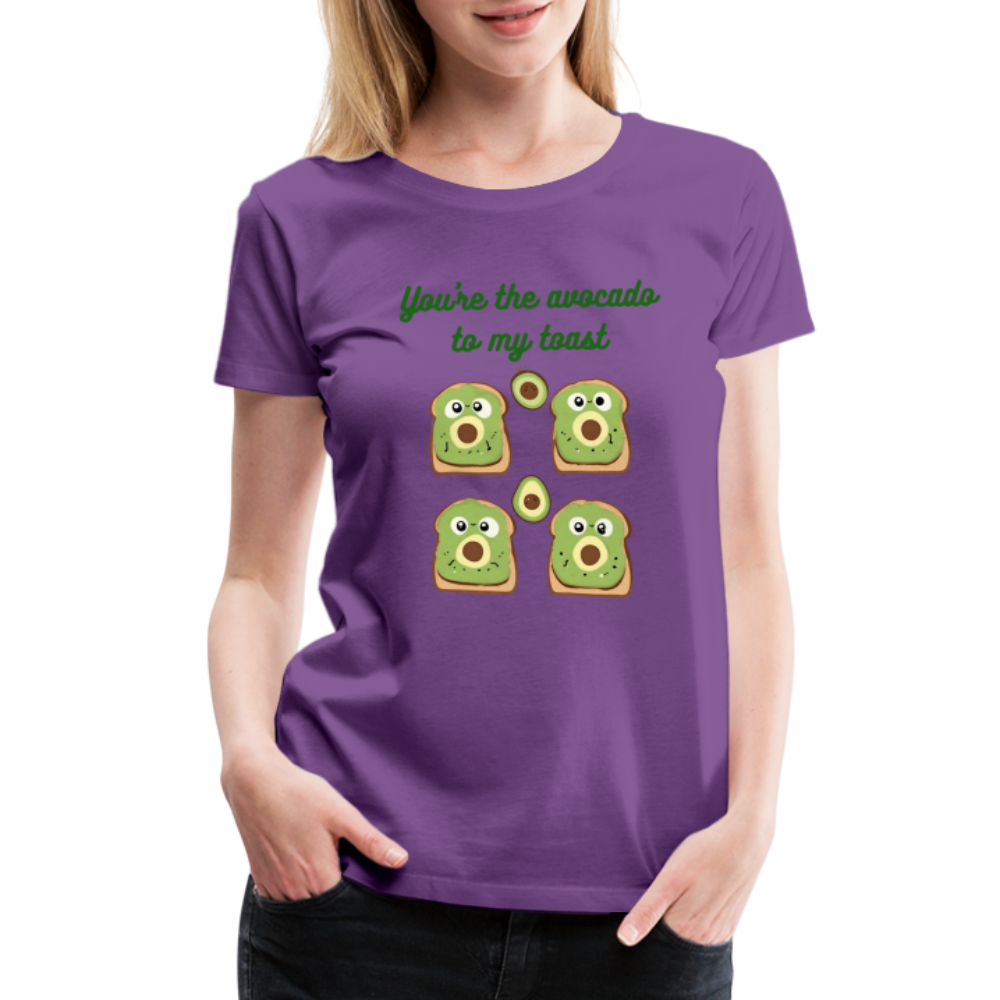 You're the avocado to my toast T-Shirt (Women's) - purple