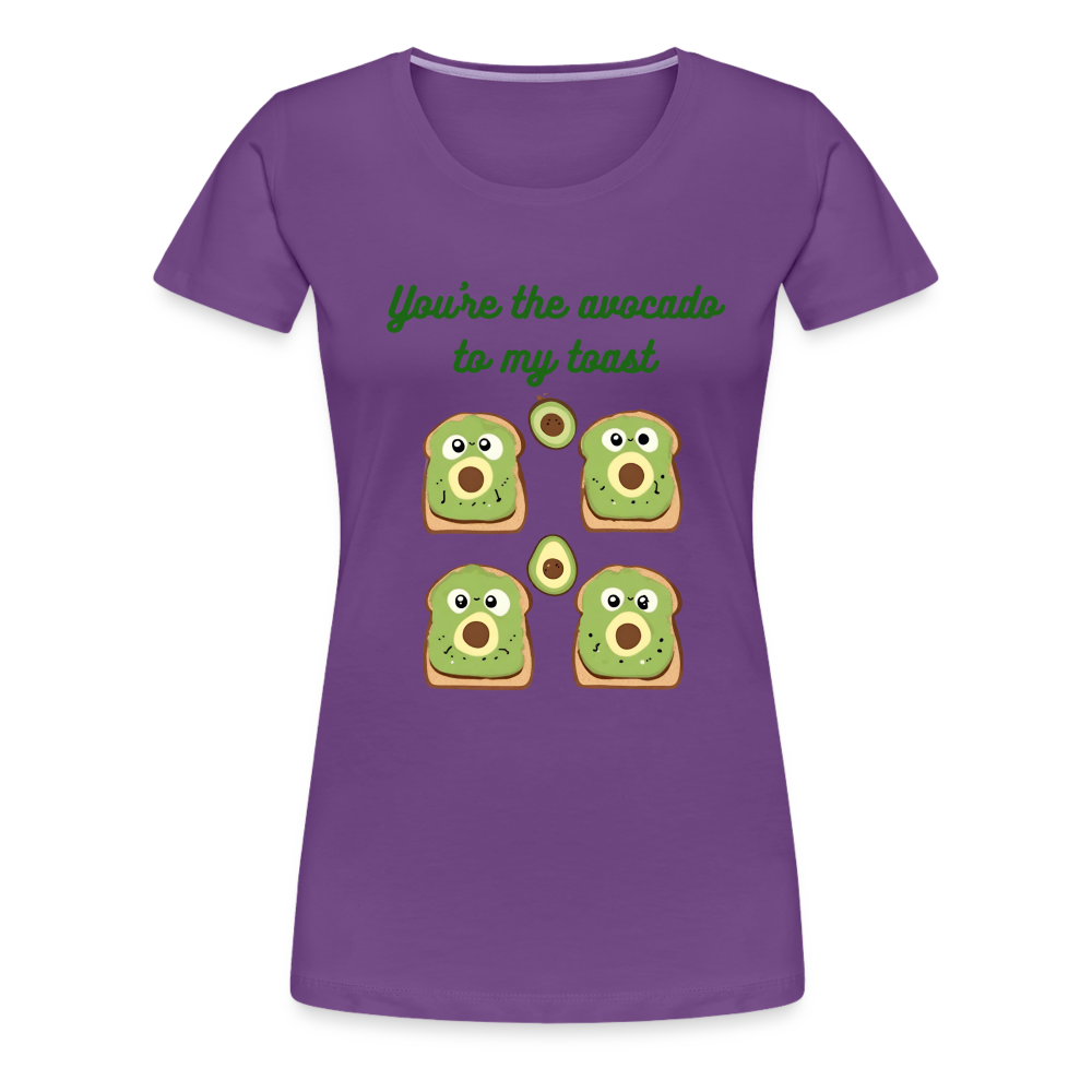 You're the avocado to my toast T-Shirt (Women's) - purple