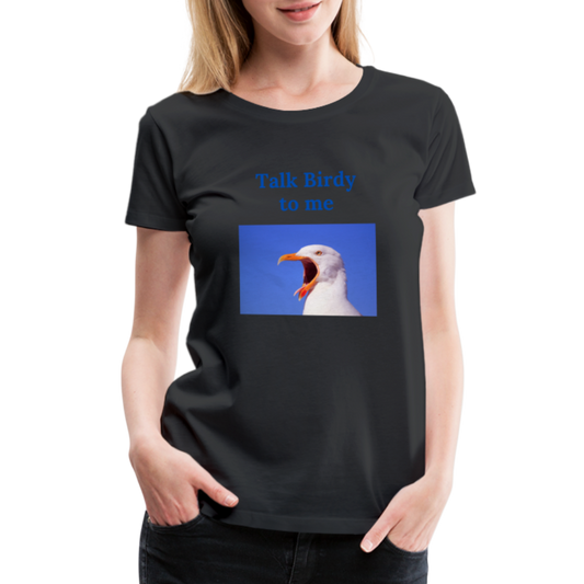 Talk Birdy To Me T-Shirt (Women's) - black