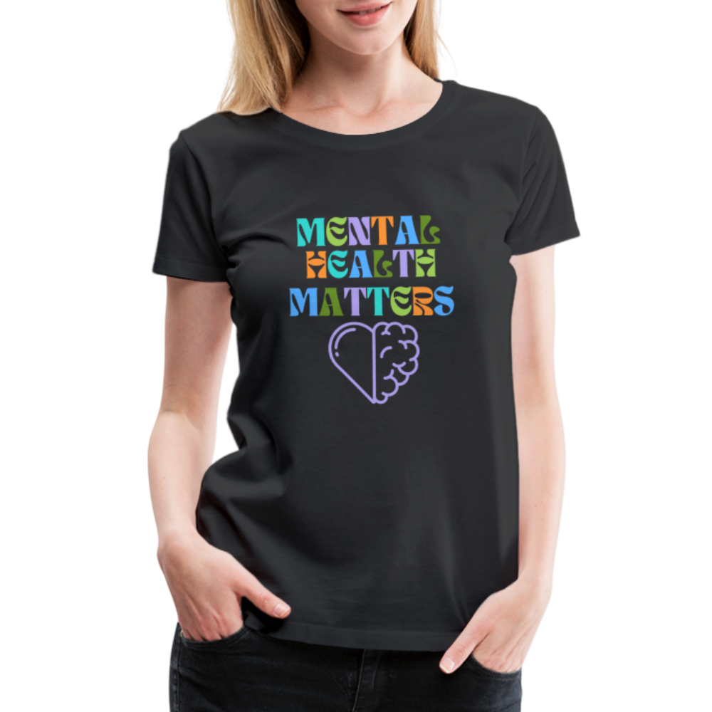 Mental Health Matters T-Shirt (Women's) - black