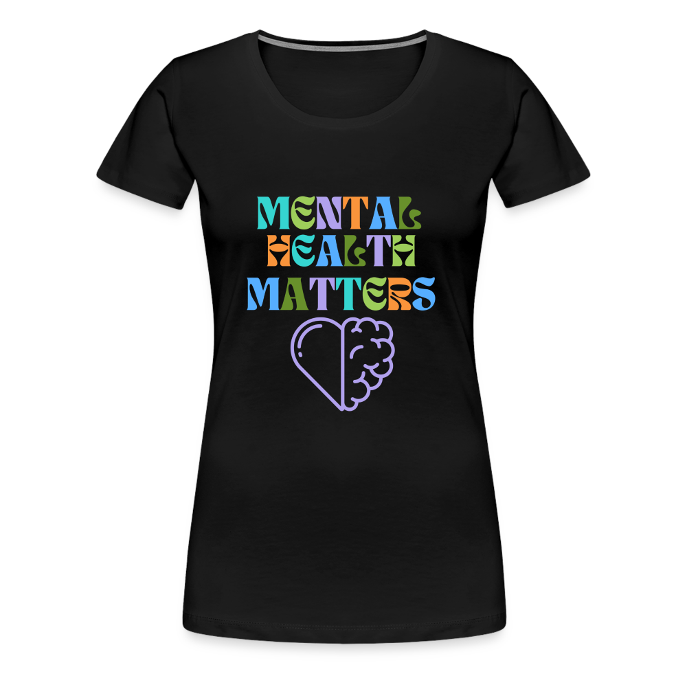 Mental Health Matters T-Shirt (Women's) - black