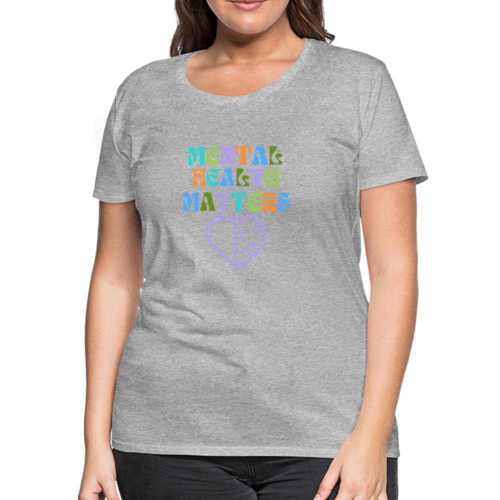 Mental Health Matters T-Shirt (Women's) - heather gray