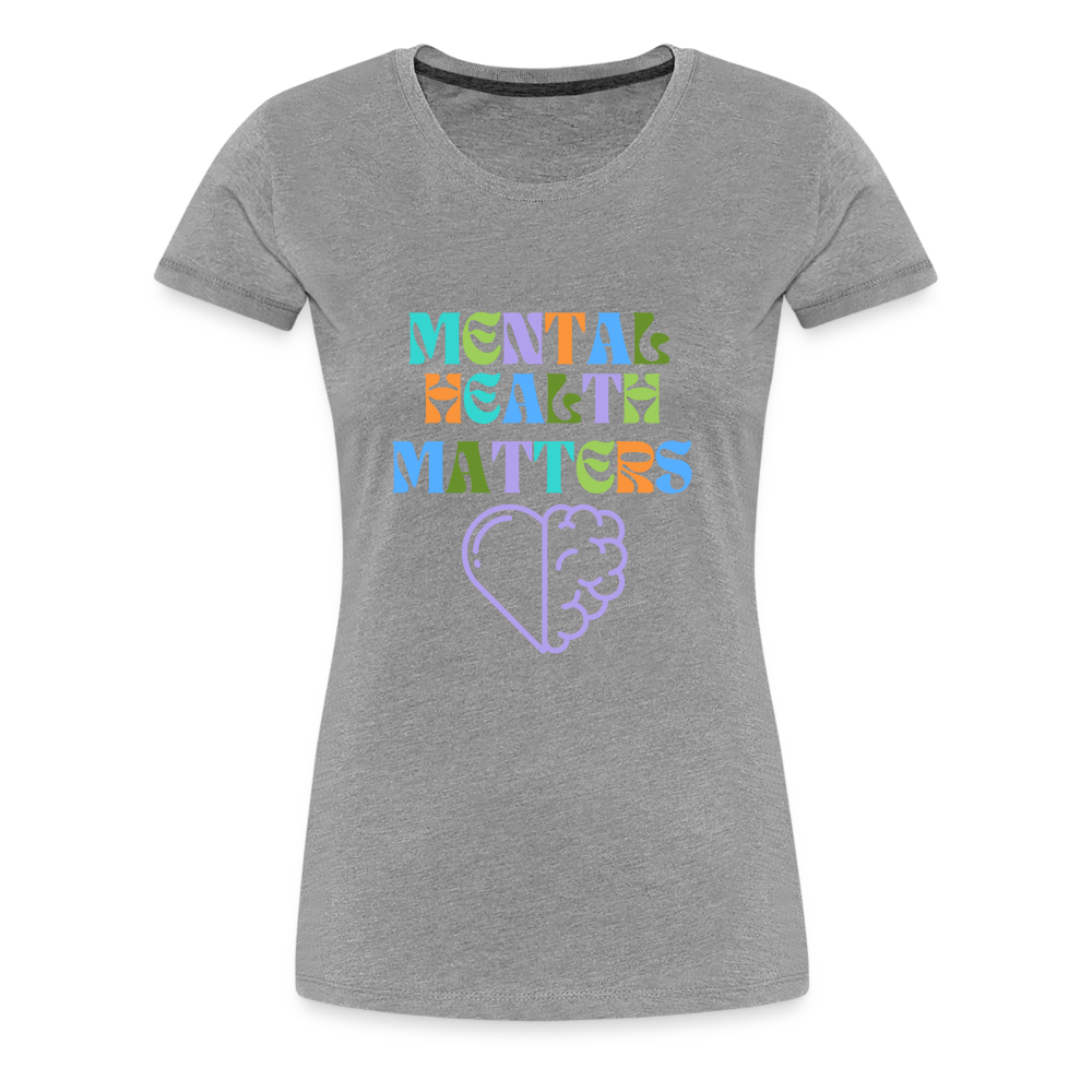 Mental Health Matters T-Shirt (Women's) - heather gray