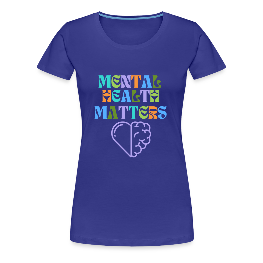 Mental Health Matters T-Shirt (Women's) - royal blue
