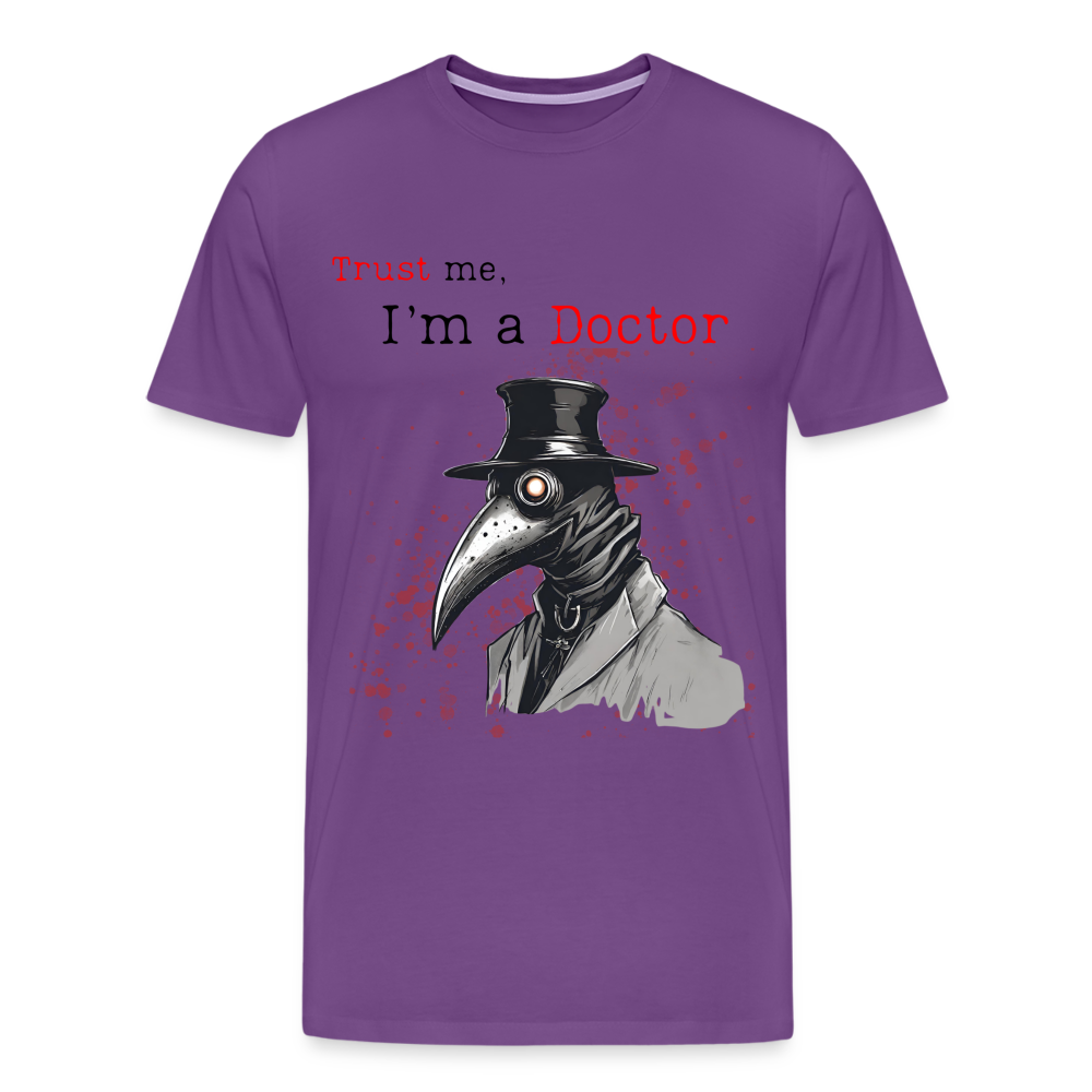 Trust me, I'm a Doctor T-Shirt - purple