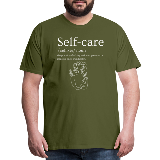 Self-care T-Shirt (Men's) - olive green